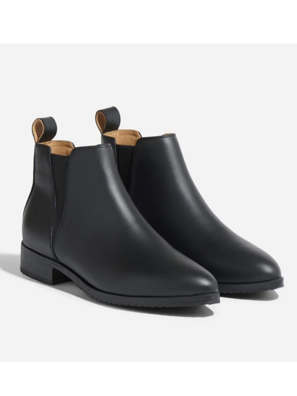 Nisolo Black Eva Chelsea Boots Size 7